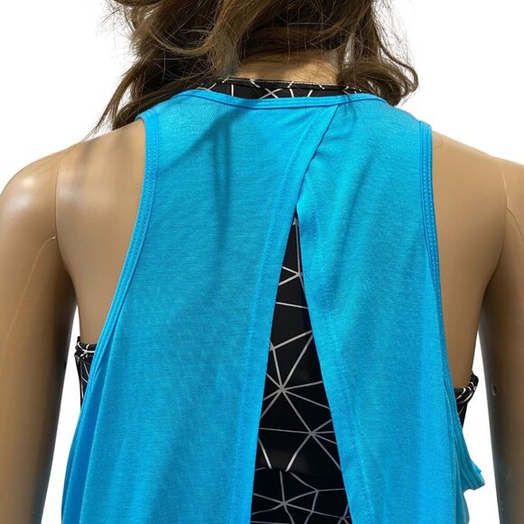 Karma sleeveless top, activewear tank, yoga, gym apparel open-back cover up XS - Picture 2 of 12